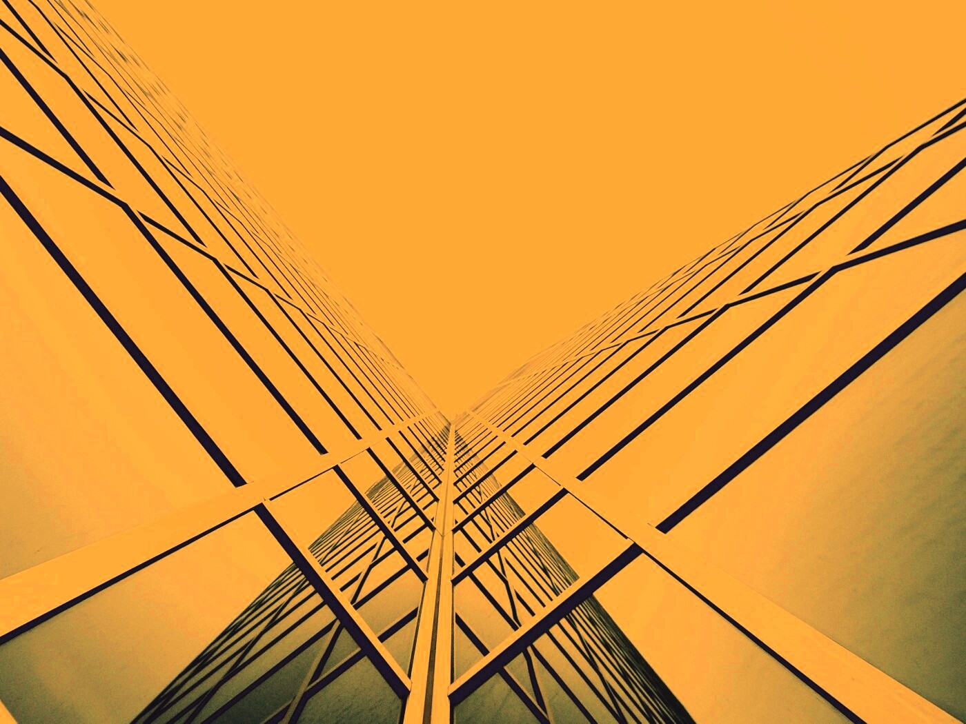 Стекло и сталь обои