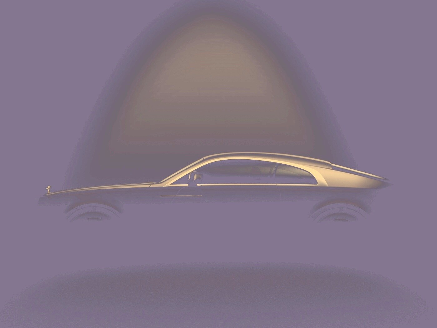 Силуэт Rolls Roys обои