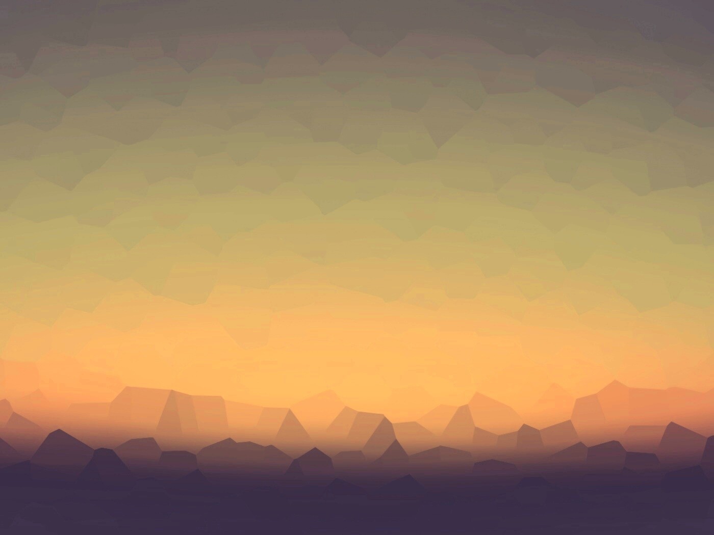 Минималистичный пейзаж обои