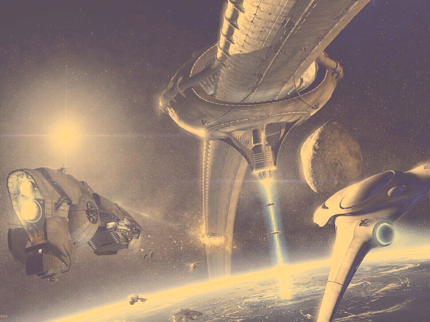 На орбите обои