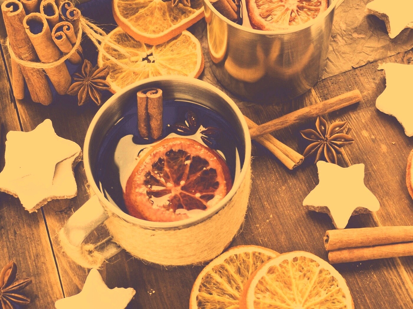 Уютный глинтвейн обои