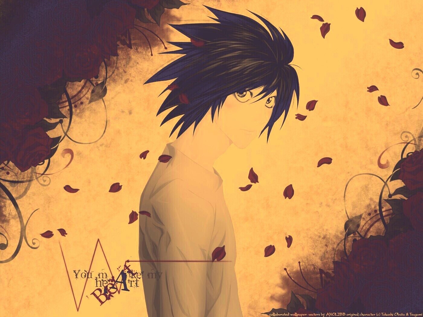 Тетрадь смерти, фанарт обои