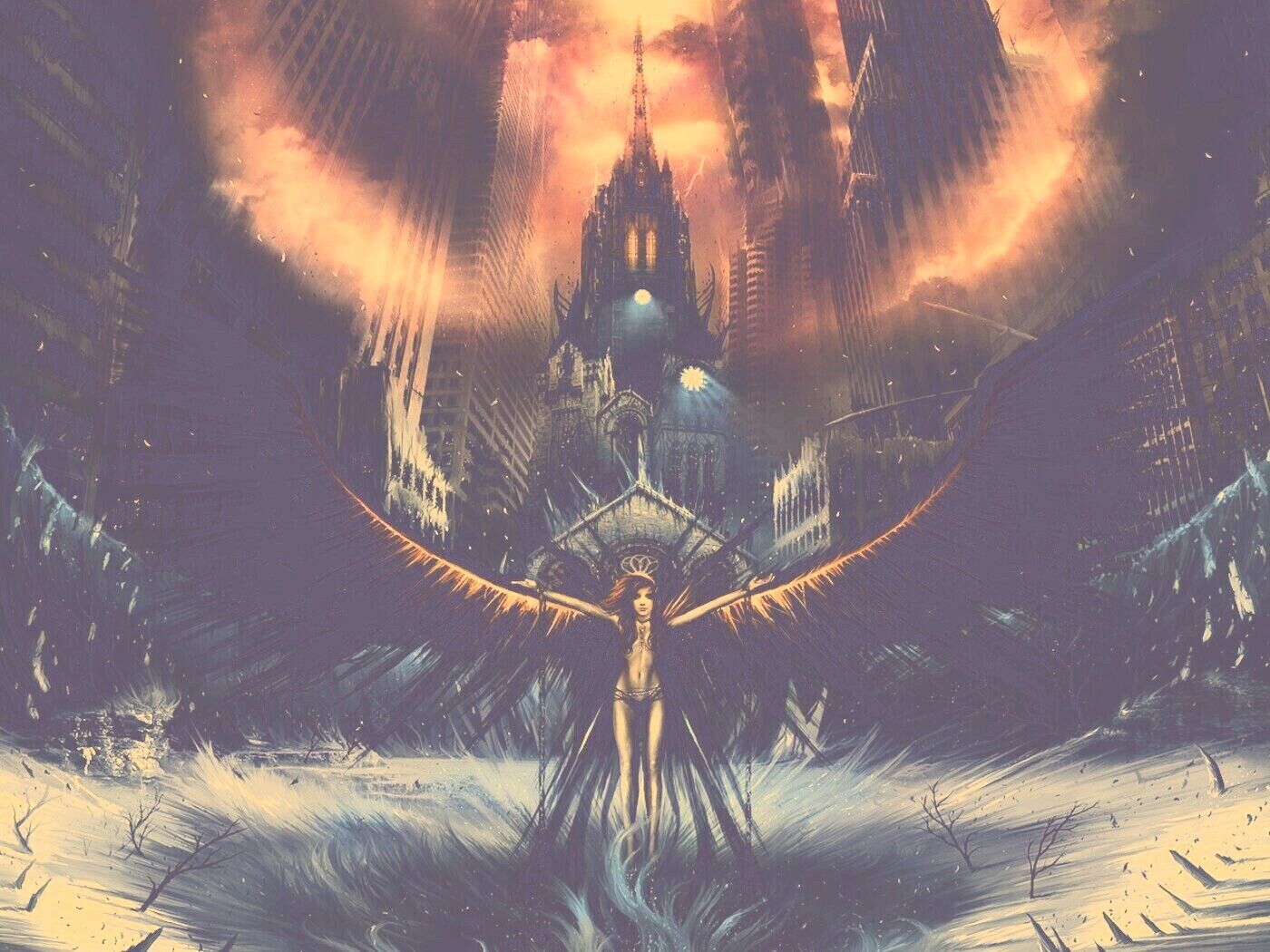 Тёмный ангел обои