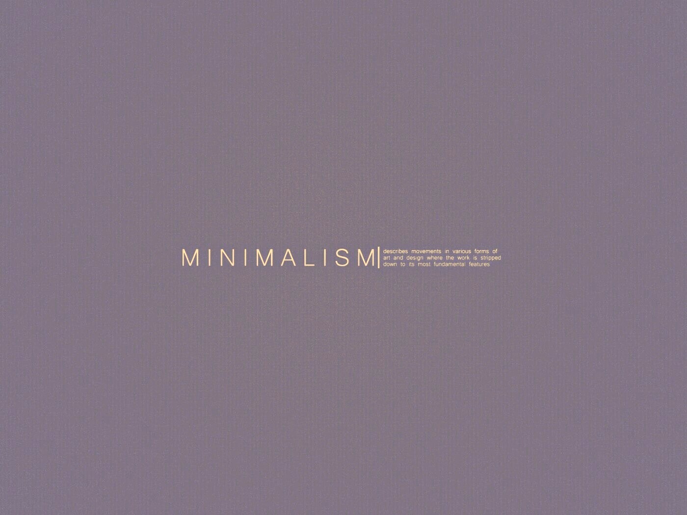 Минимализм обои