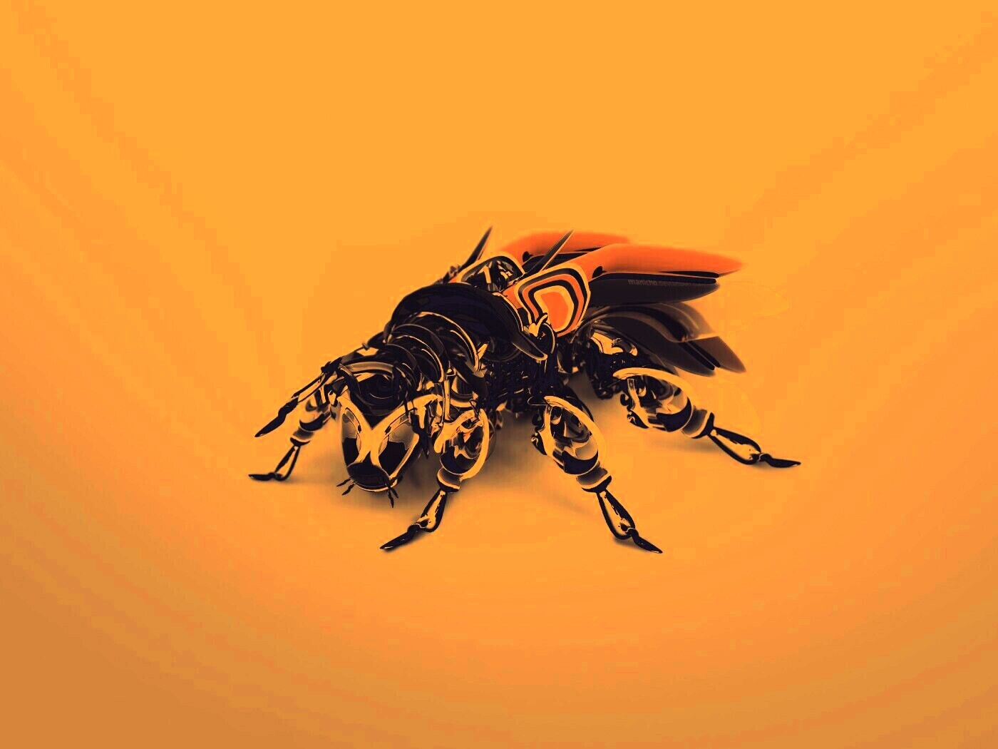 Кибер муха обои