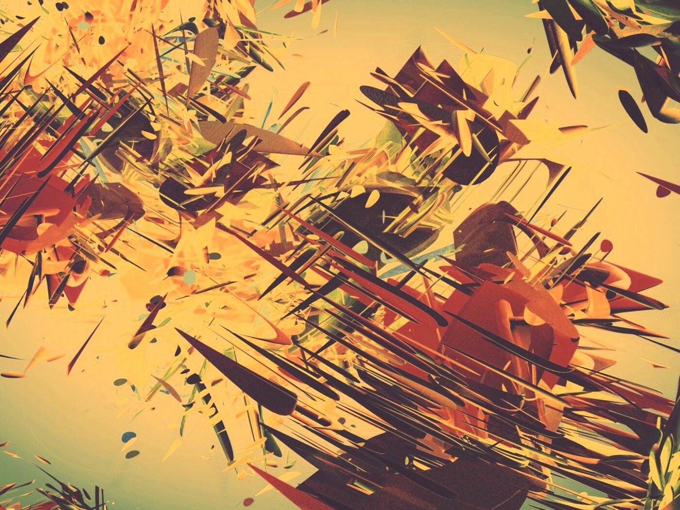 Сумасшедшая абстракция обои