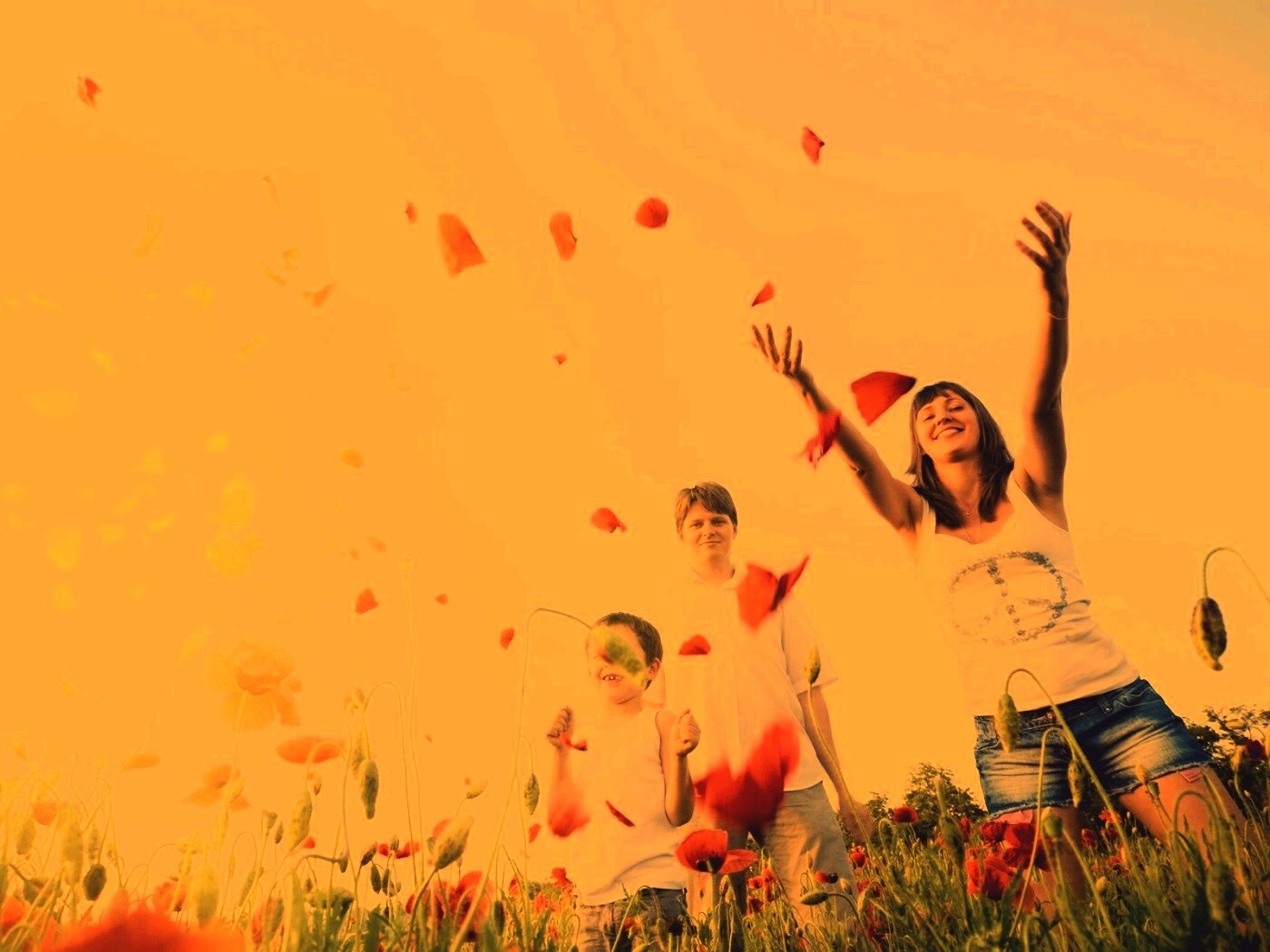 Счастье и радость обои