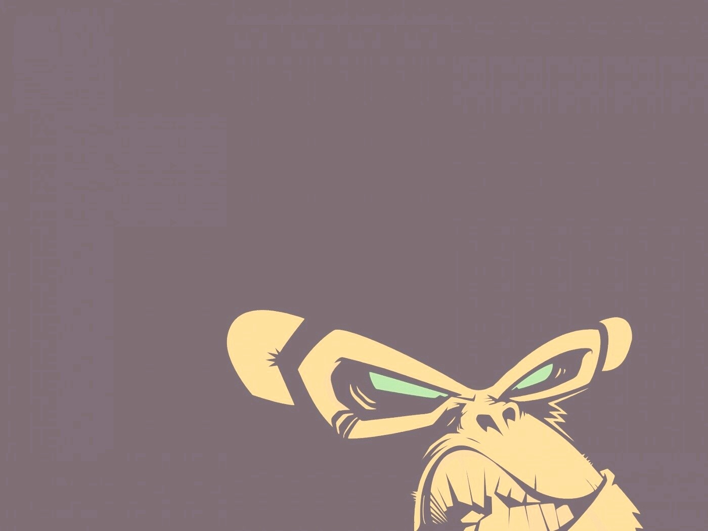 Злая обезьяна обои