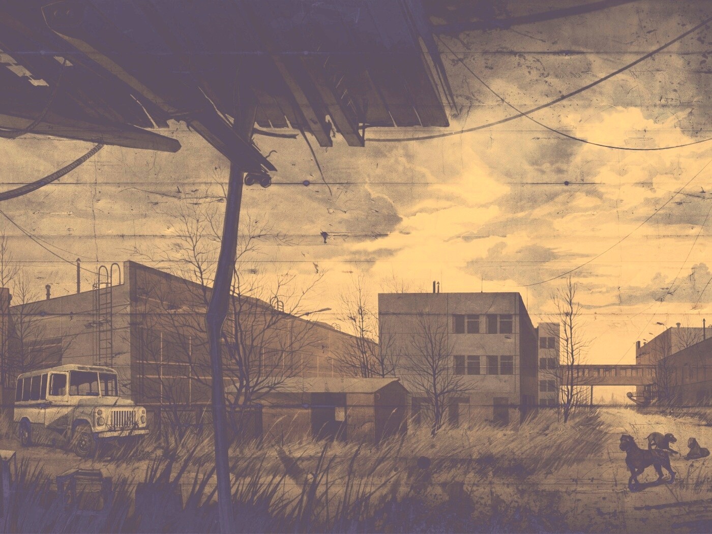 Припять из сталкера обои