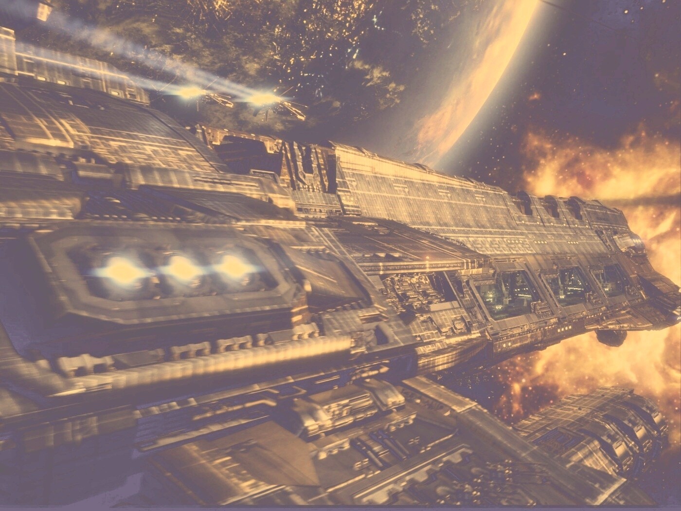 Космический корабль обои