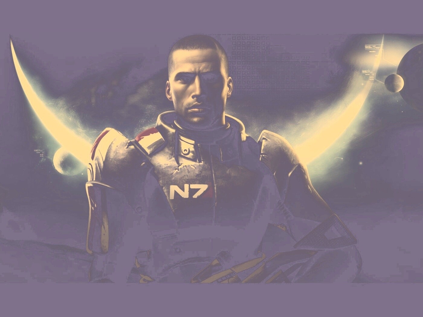 Шепард из Mass Effect обои