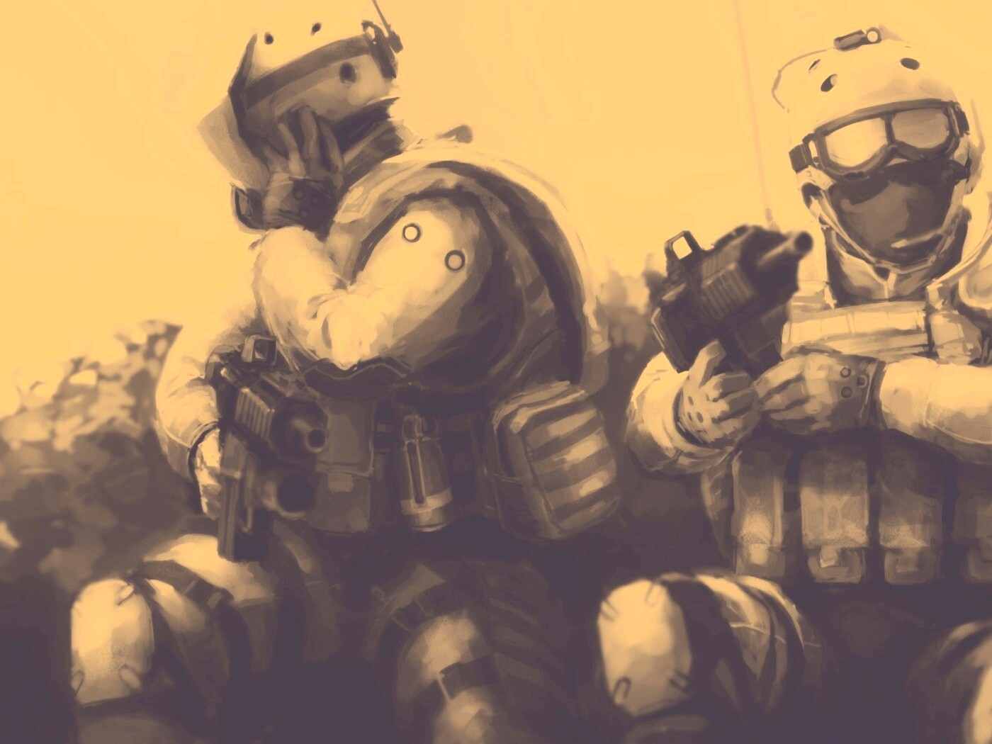 Спецназ в засаде обои