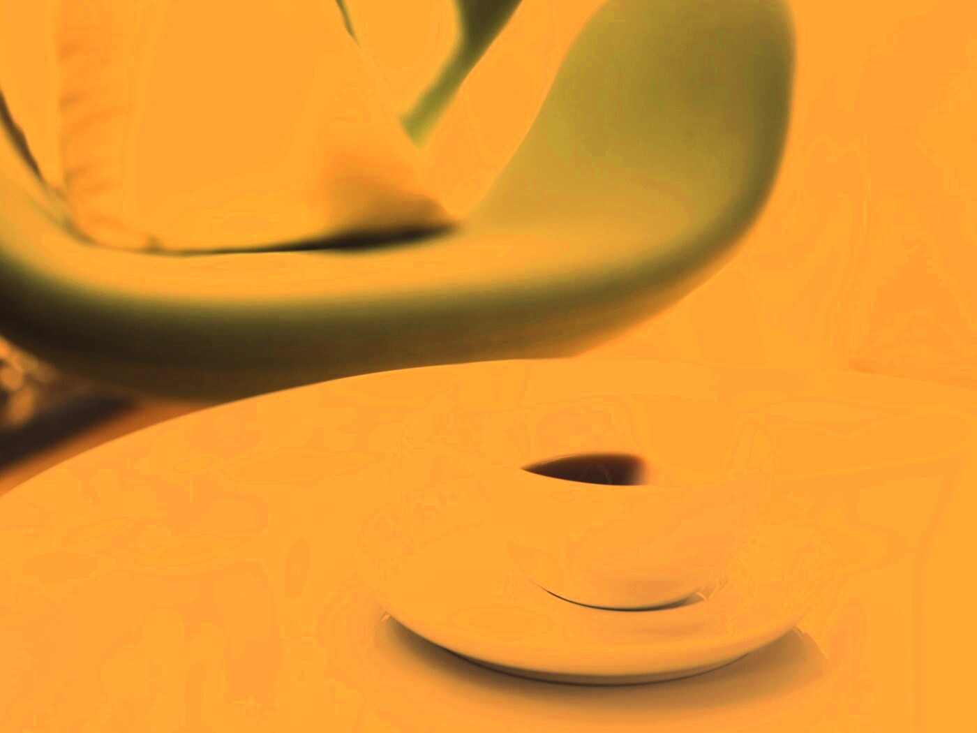 Чашка утреннего кофе обои