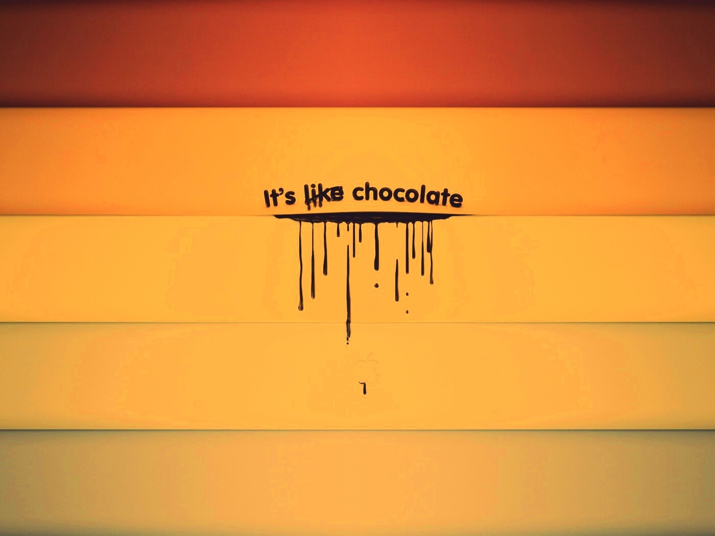 It"s not like chocolate обои