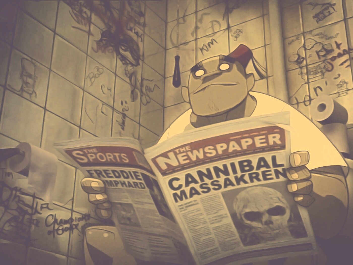 Рассел Хоббс из Gorillaz обои