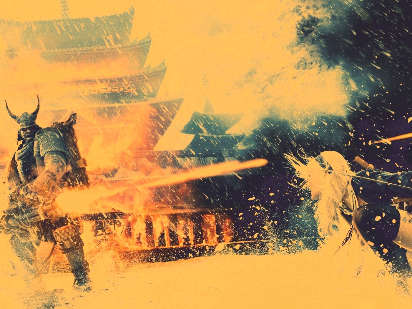 Куколка против самурая обои