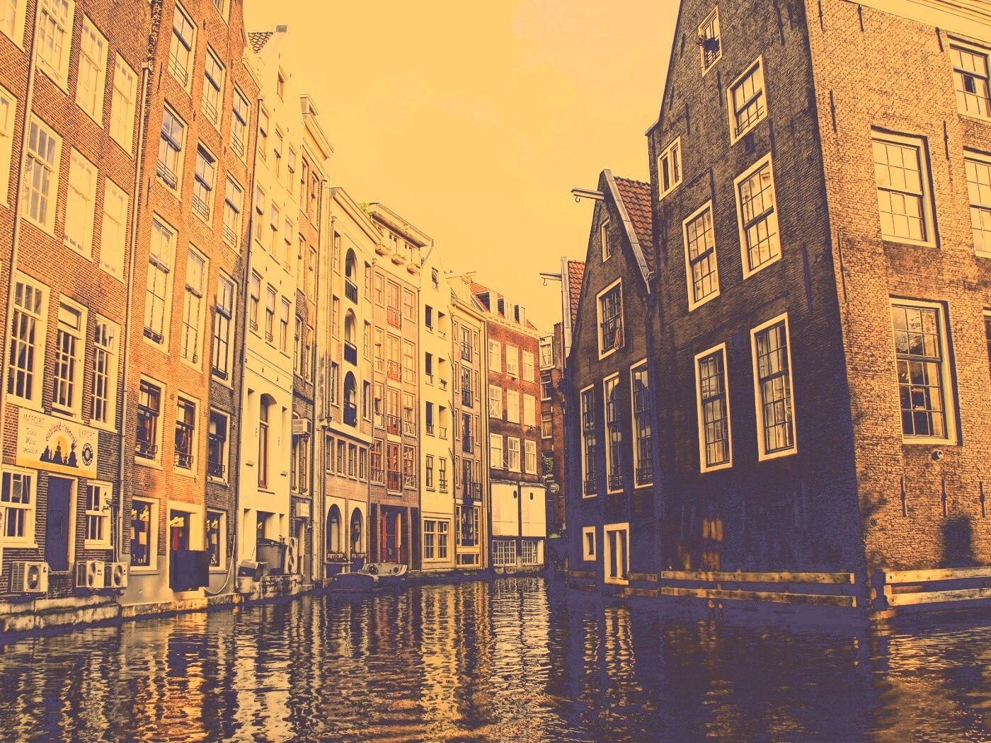 Венецианские каналы в Амстердаме обои