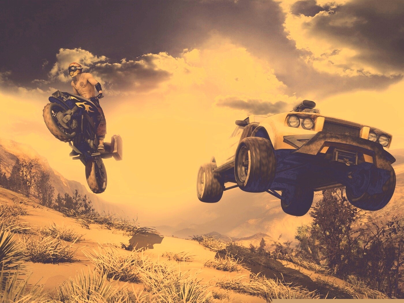 Гонки по пересеченной местности обои