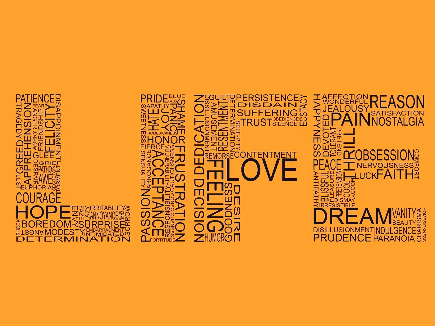 Жизнь в словах обои