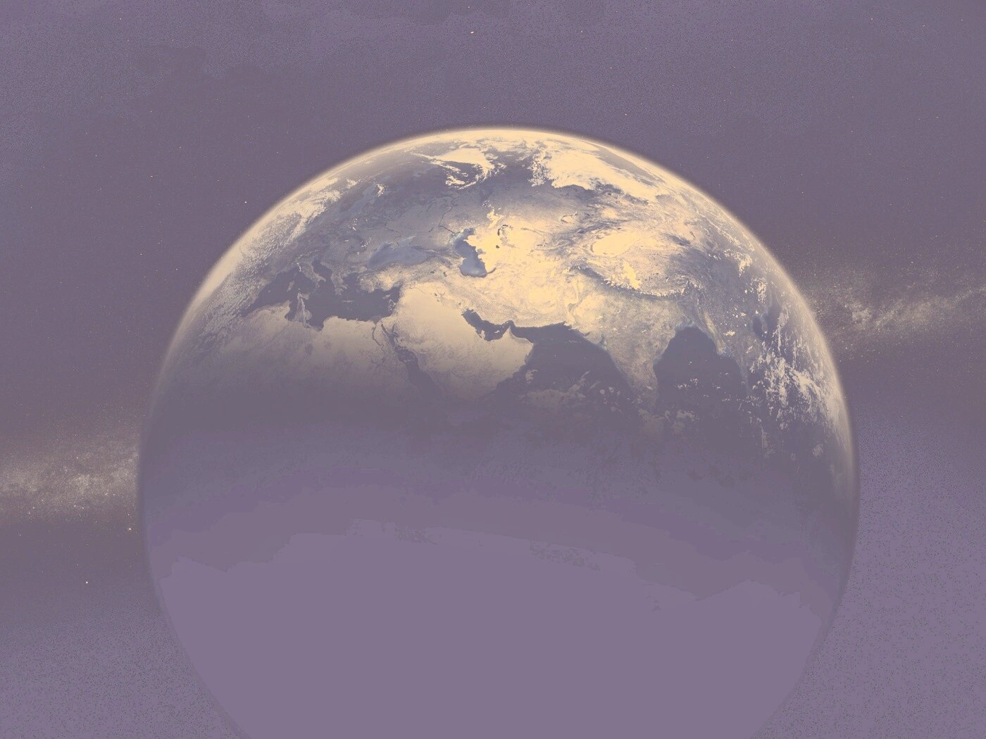 Северное полушарие Земли обои