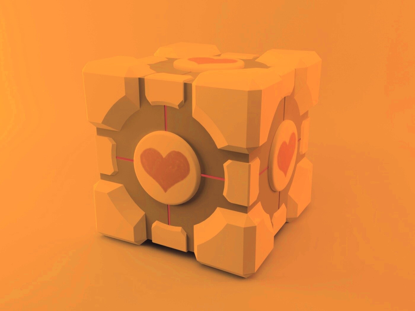 Взвешенный куб-компаньон обои