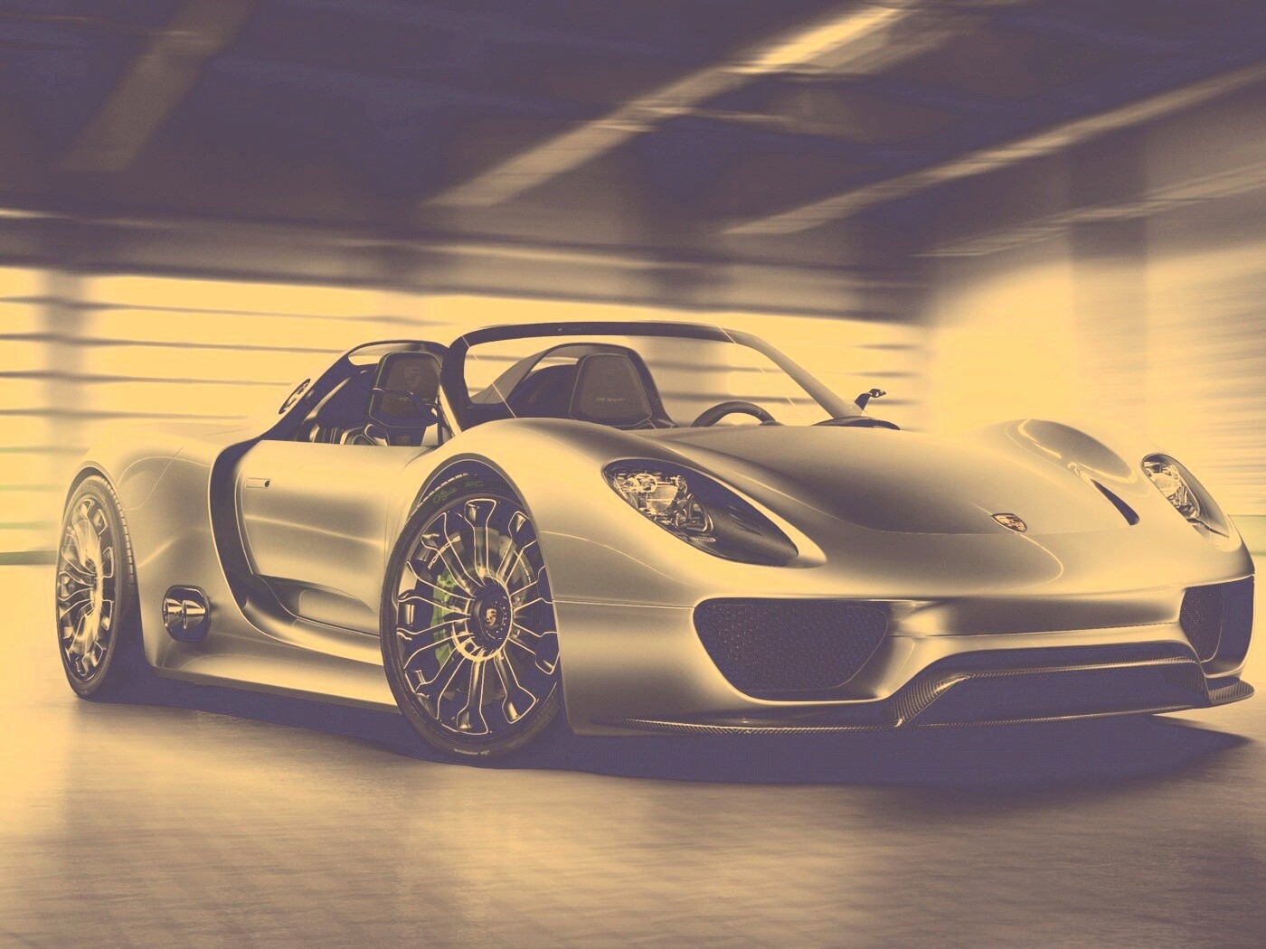 Porache 918 Spider обои