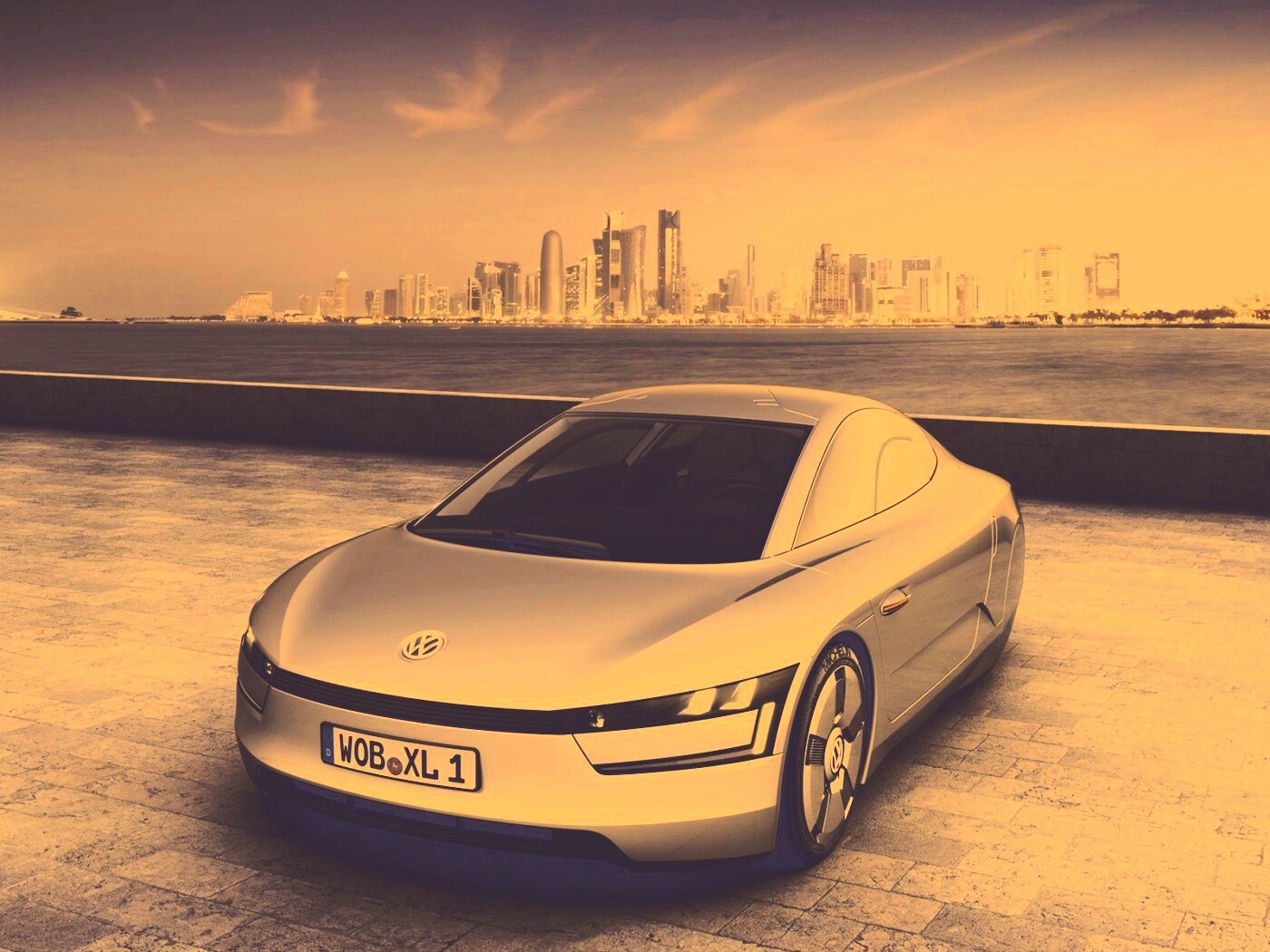 Очень красивый концепткар от фольксваген обои