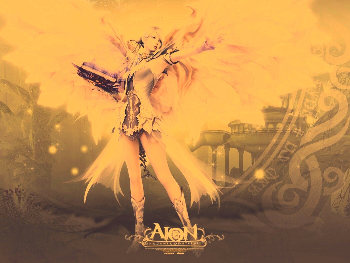 Девушка из Aion обои