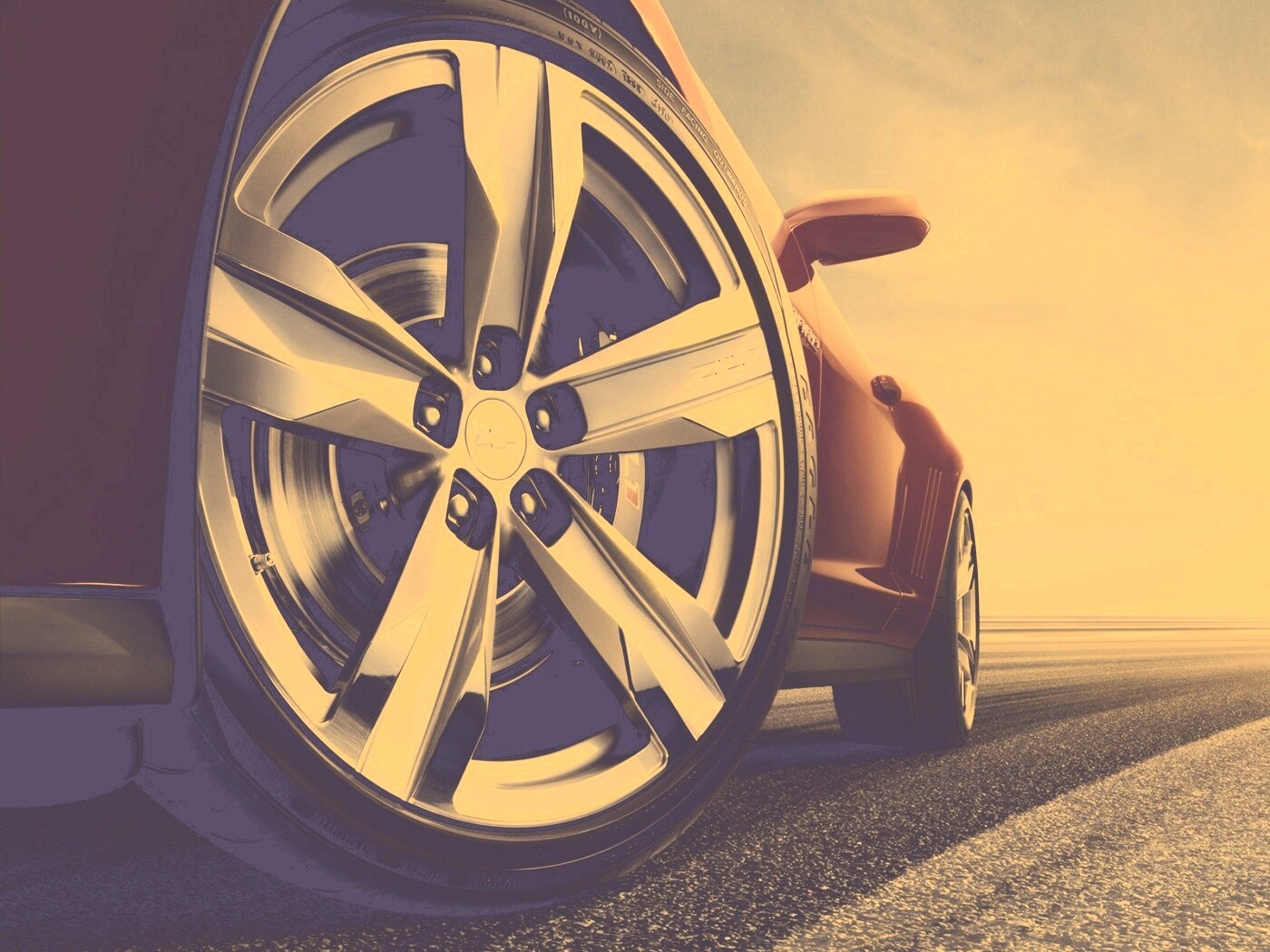 Колесо Шевроле Камаро обои