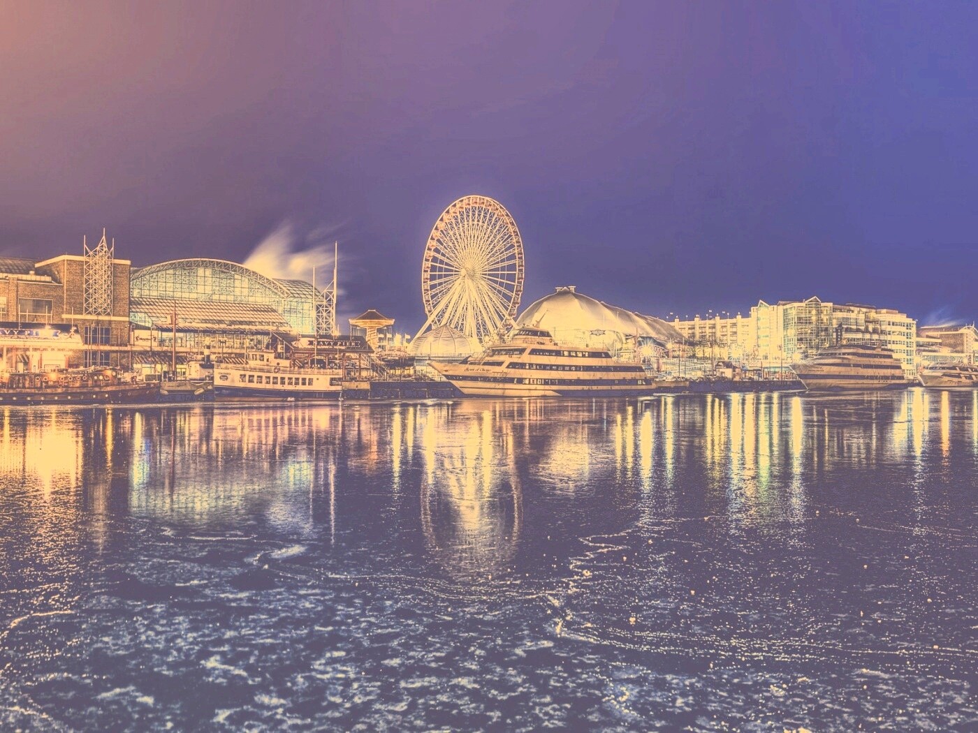 Причал для яхт обои