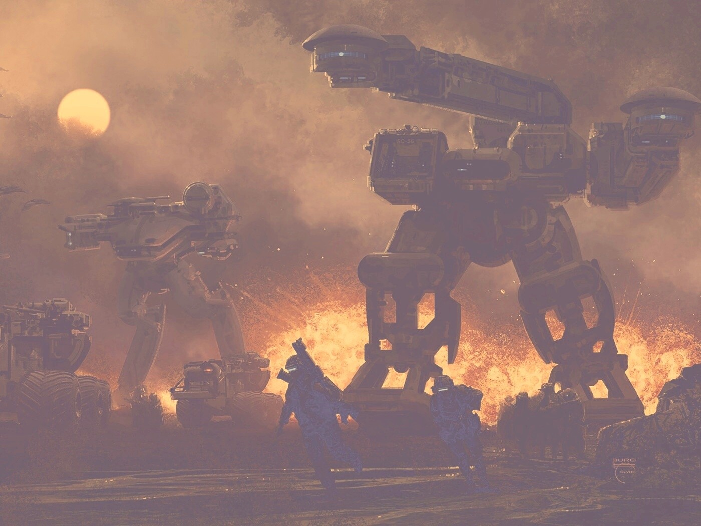 Война будущего обои