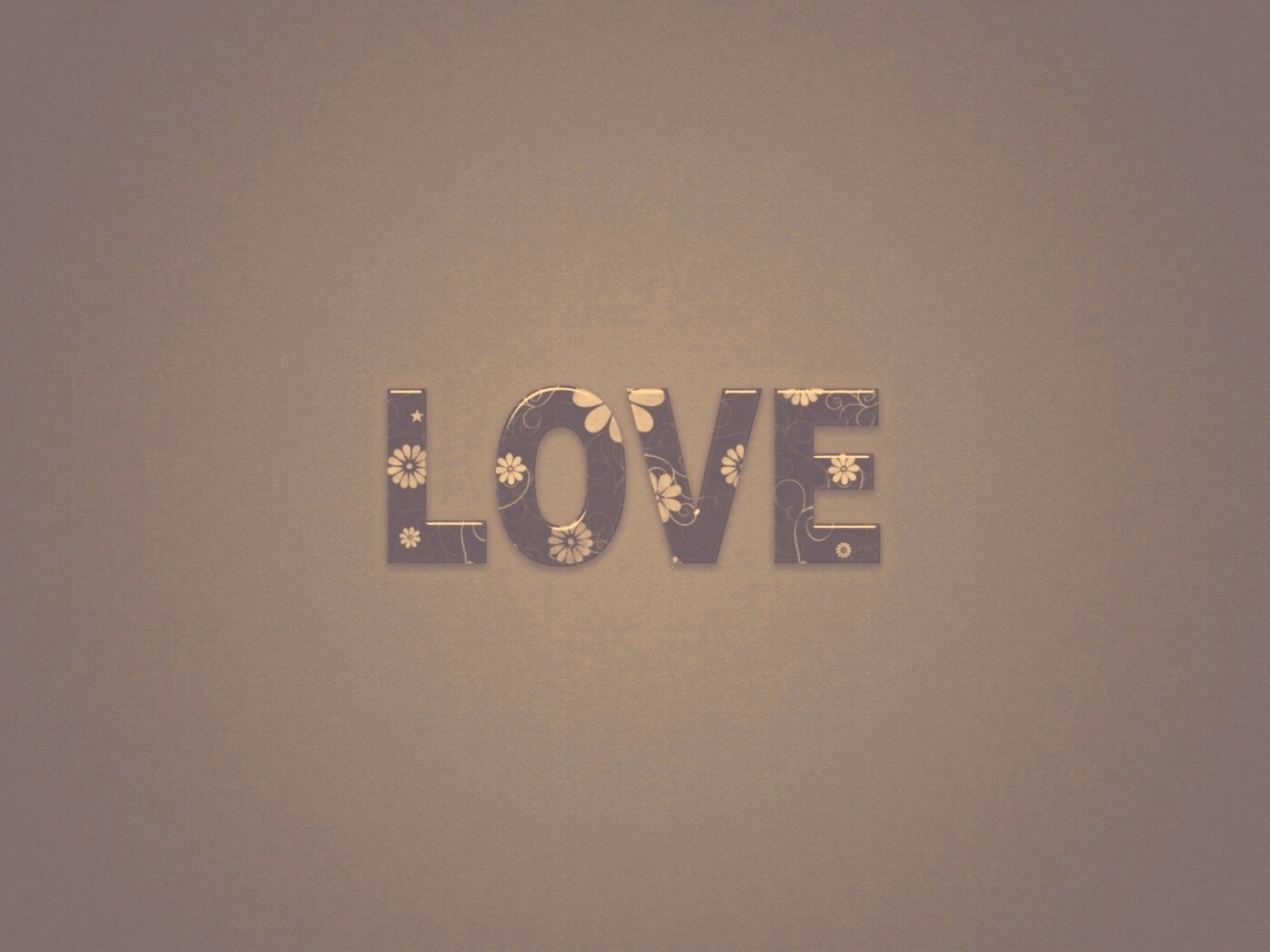 Любовь в минимализме обои