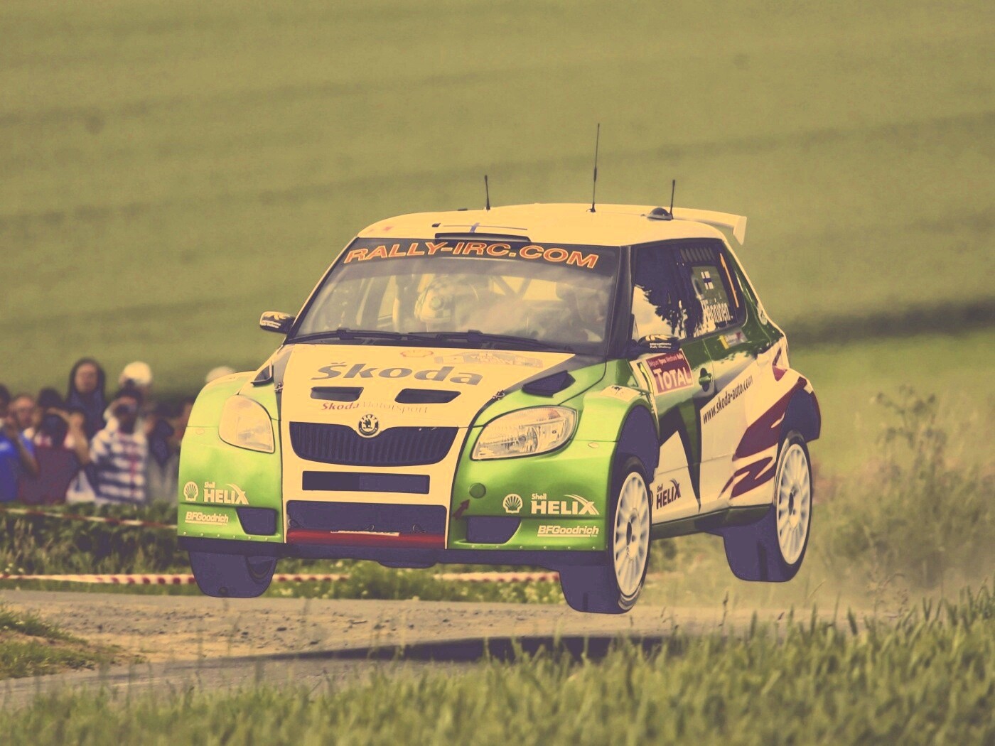 Раллиййная Шкода обои