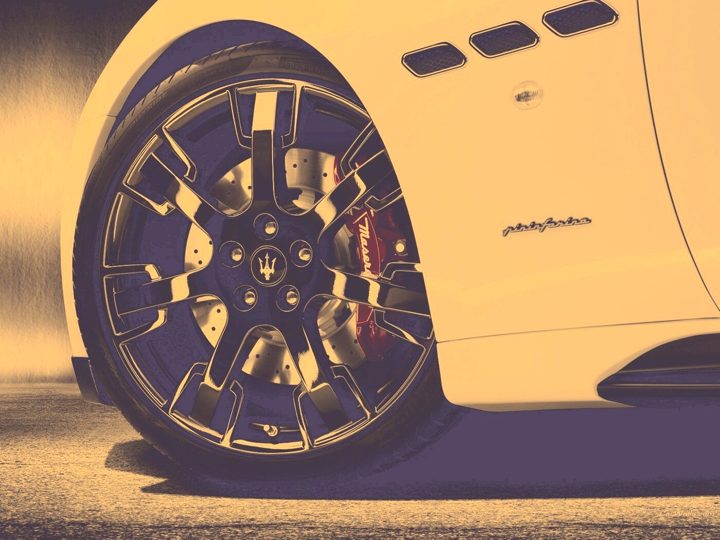 Колесу Maserati Granturismo обои