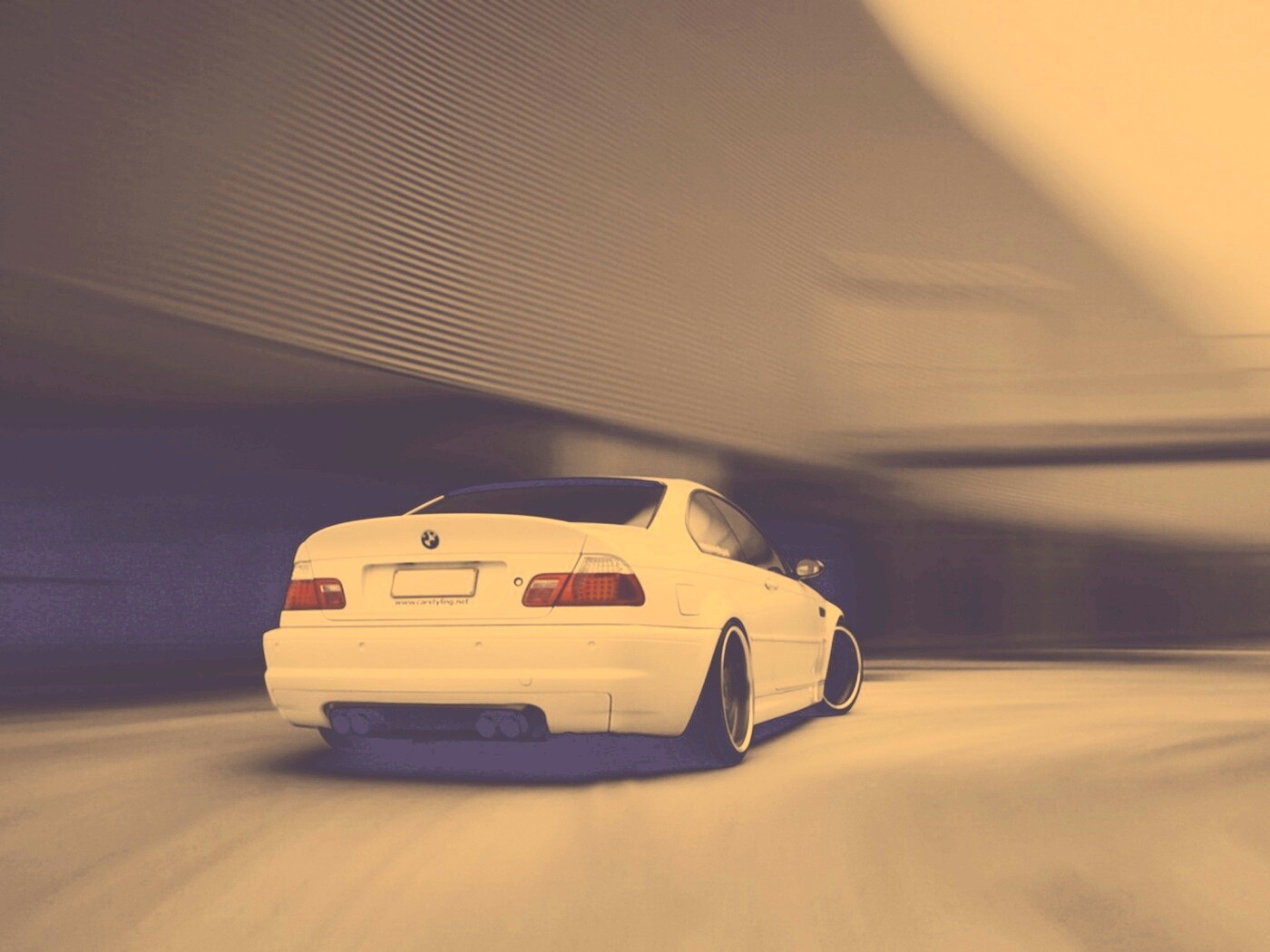 Белый БМВ обои
