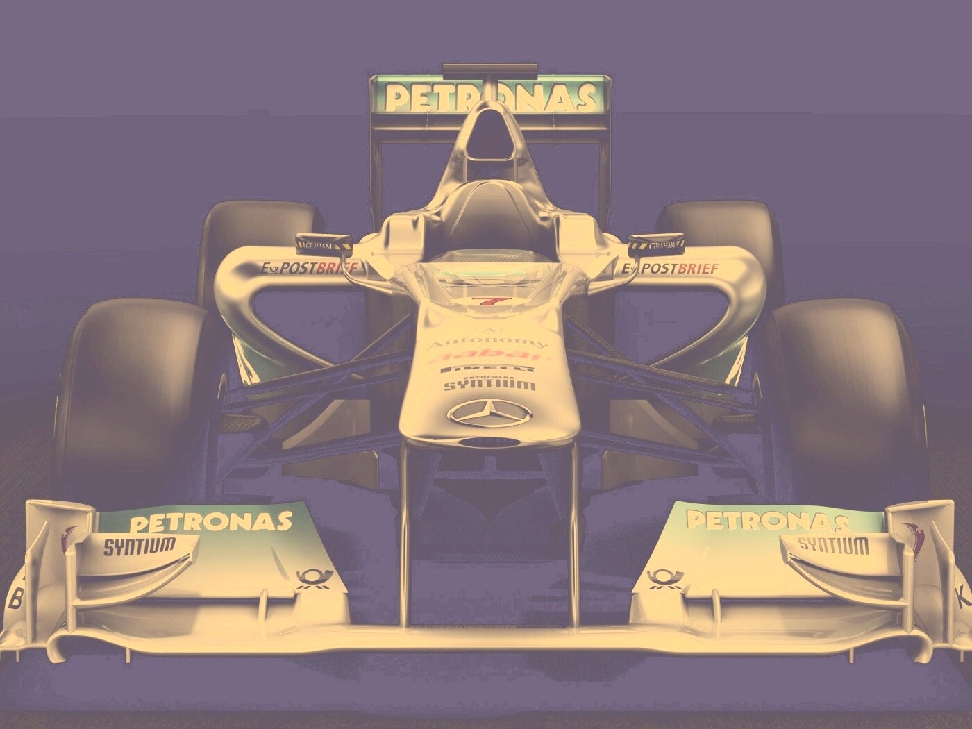 Болид Мерседес обои