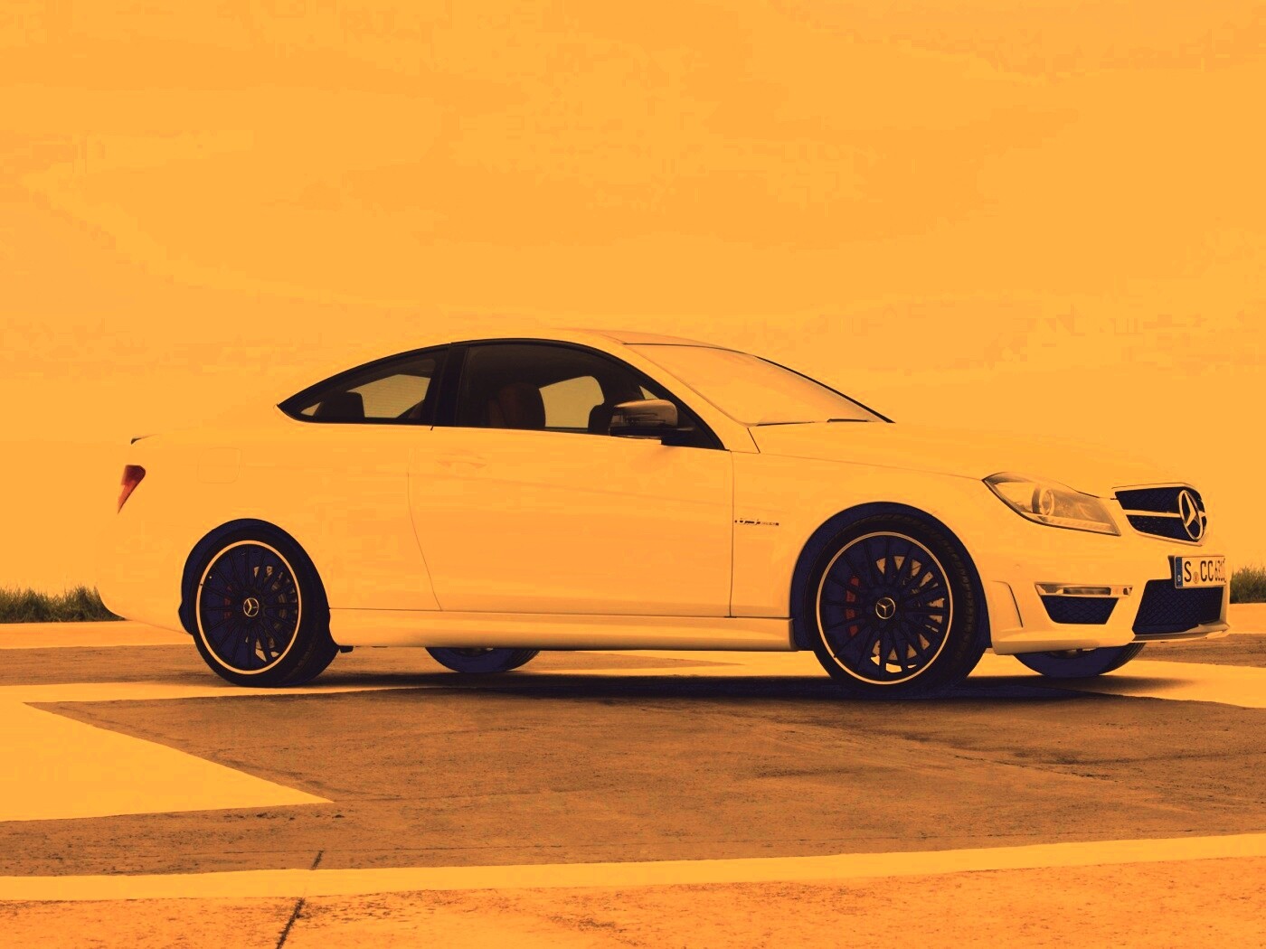 Mecedes C63 обои