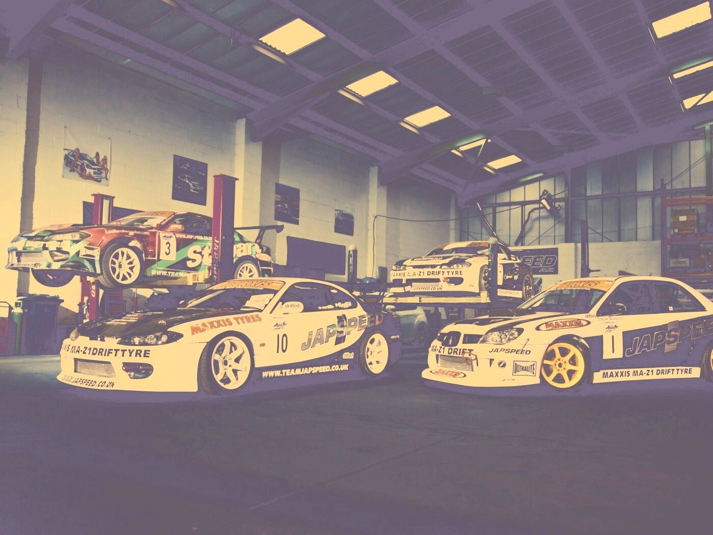 Автомастерская обои