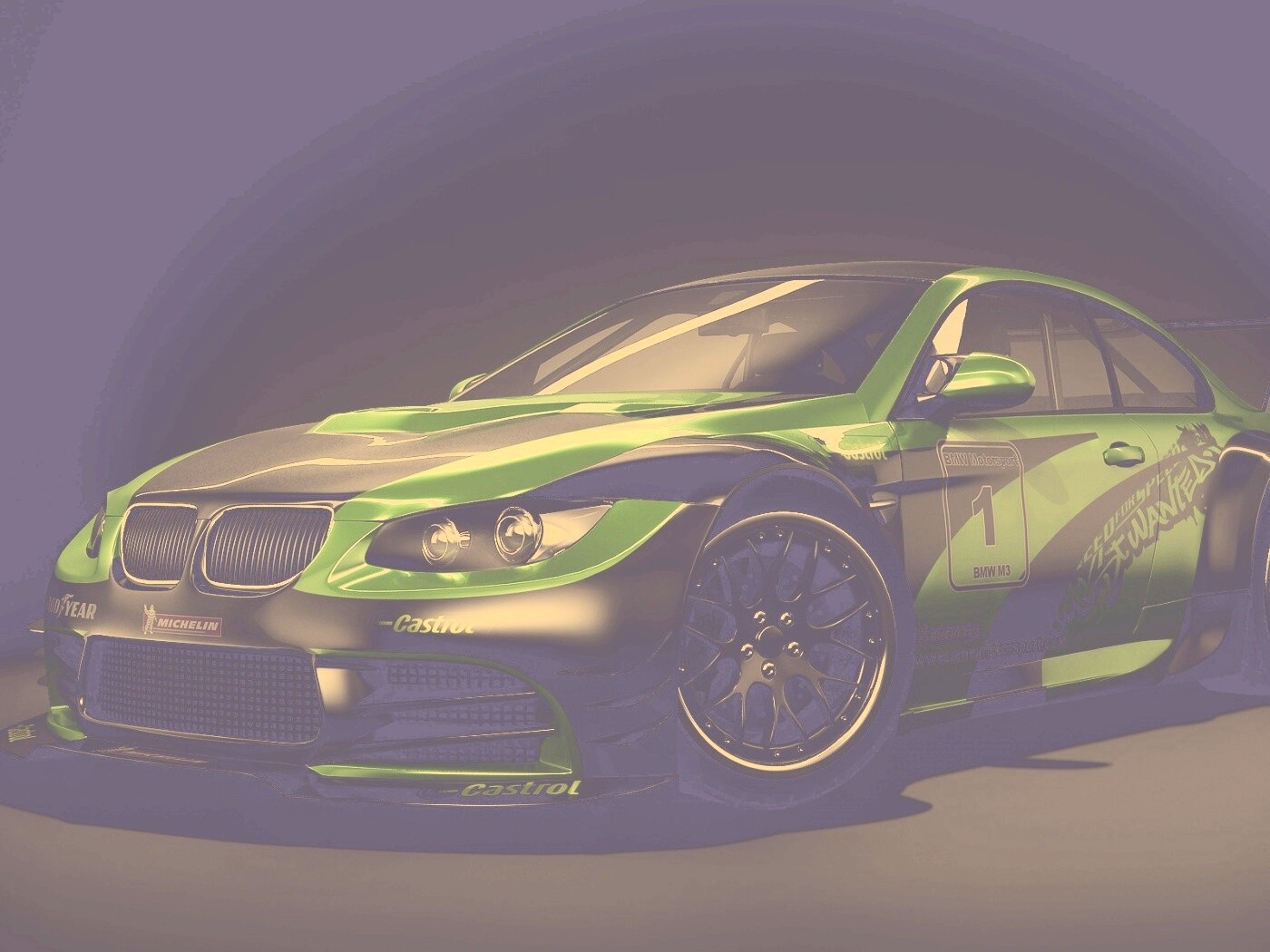 Гоночный BMW M3 обои