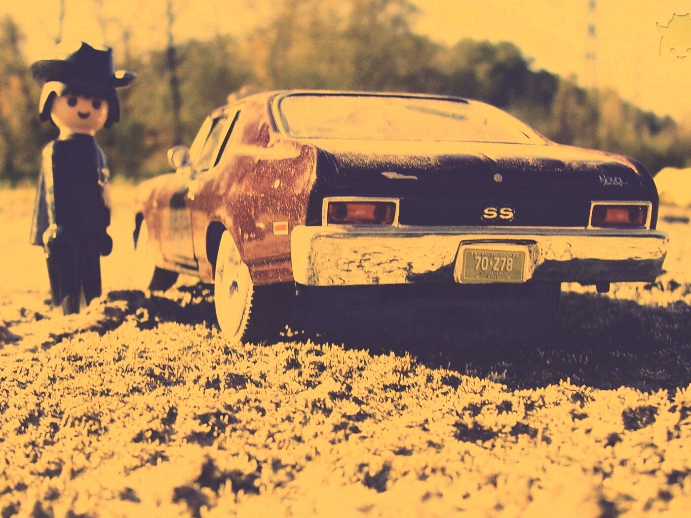 Машинка для человечка Lego обои