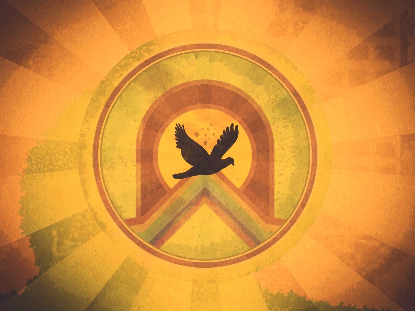 Голубь мира обои