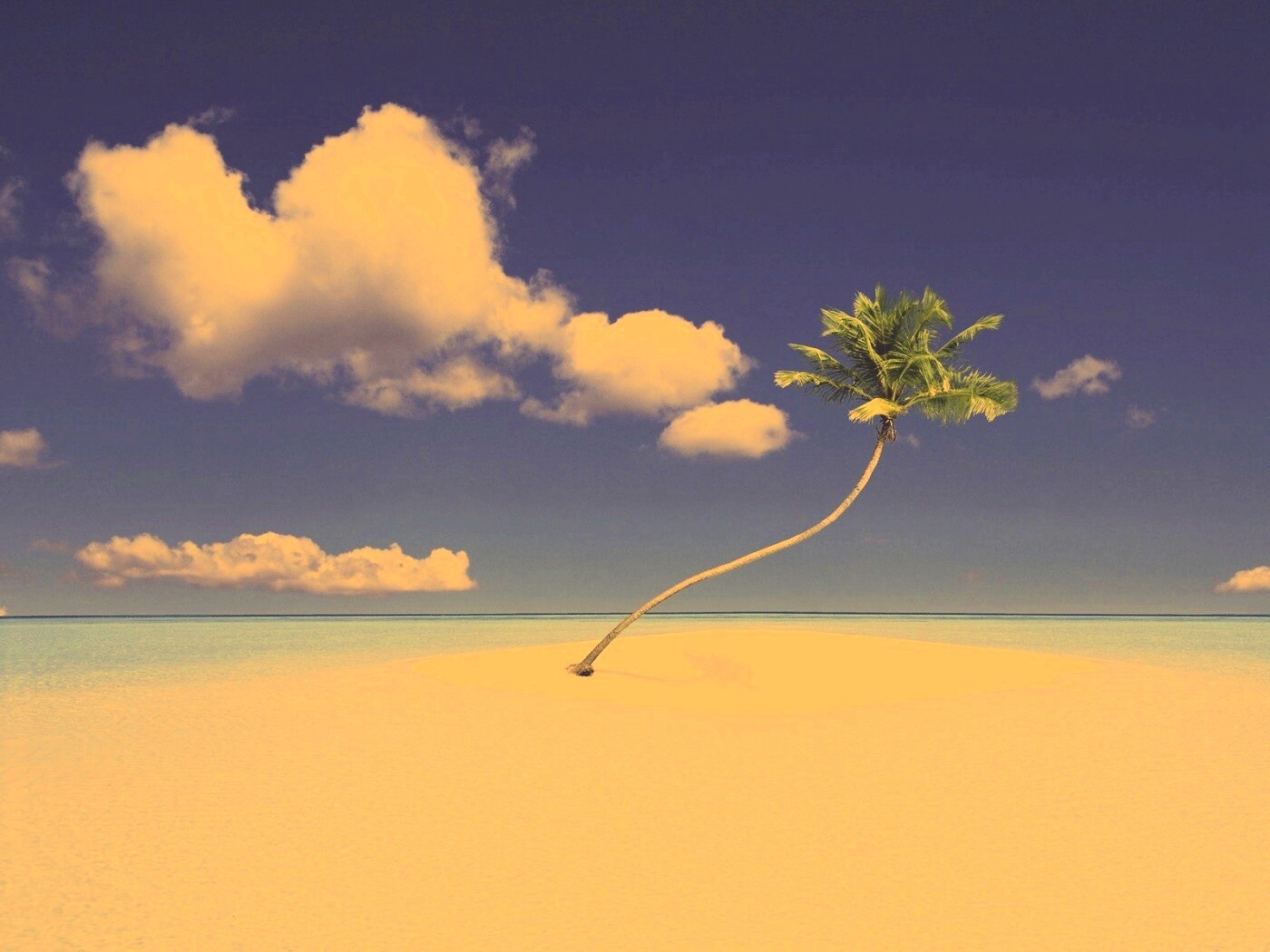 Идеальный пальмовый остров обои