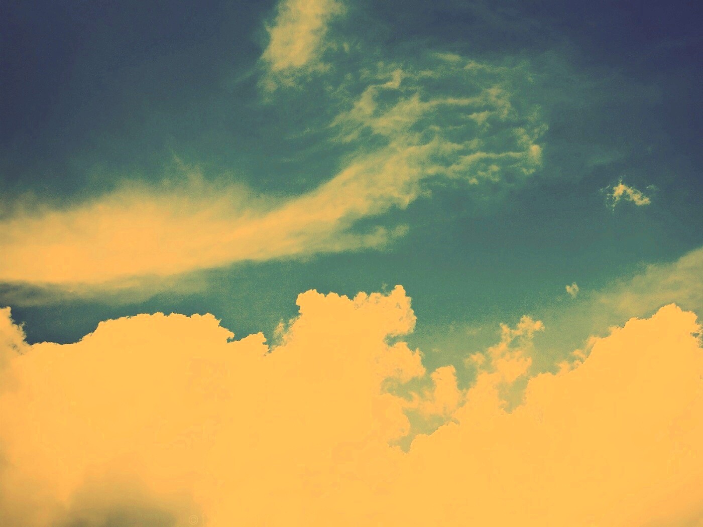 Винтажные небеса обои