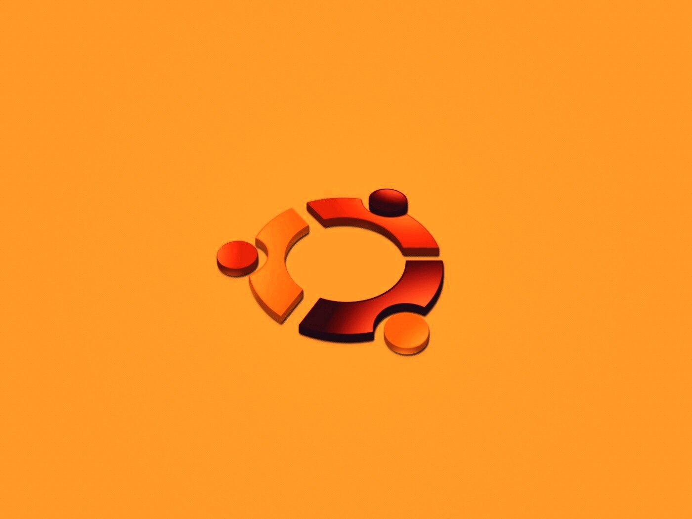 Официальный логотип Убунту обои