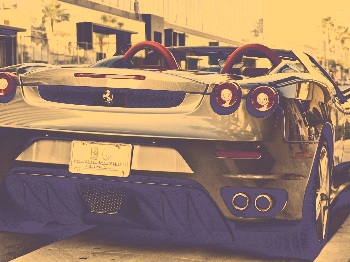 Феррари из Беверли Хиллс обои