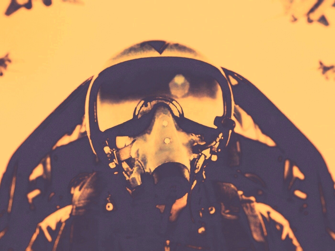 Пилот истребителя обои