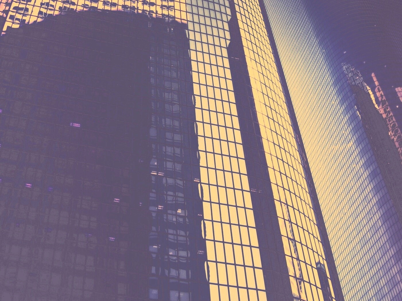 Стеклянная стена небоскреба обои