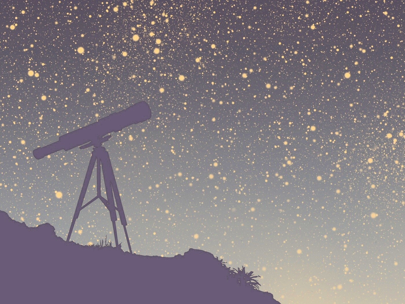 Посмотри в звёздное небо обои