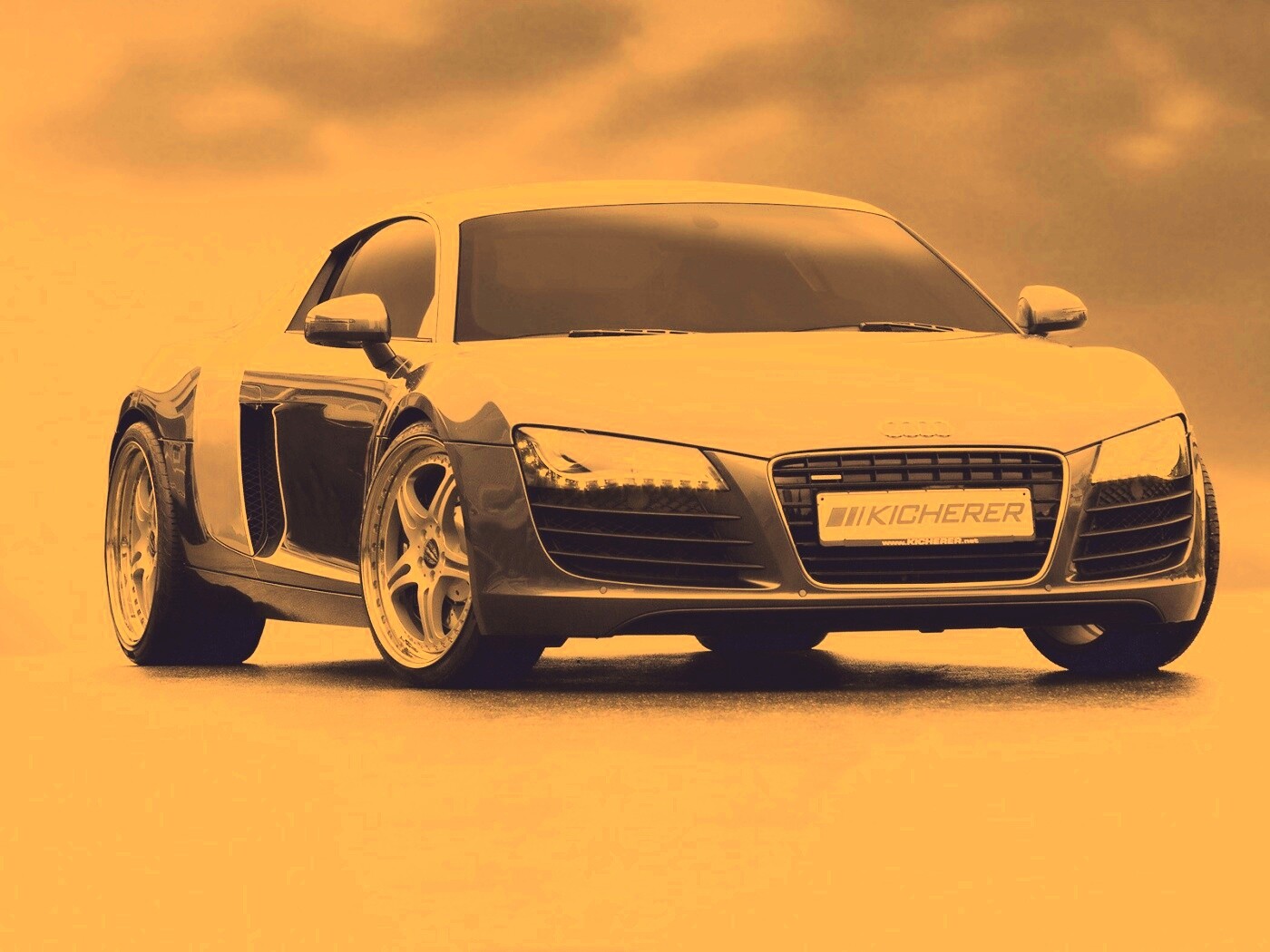 Ауди R8 металлик обои