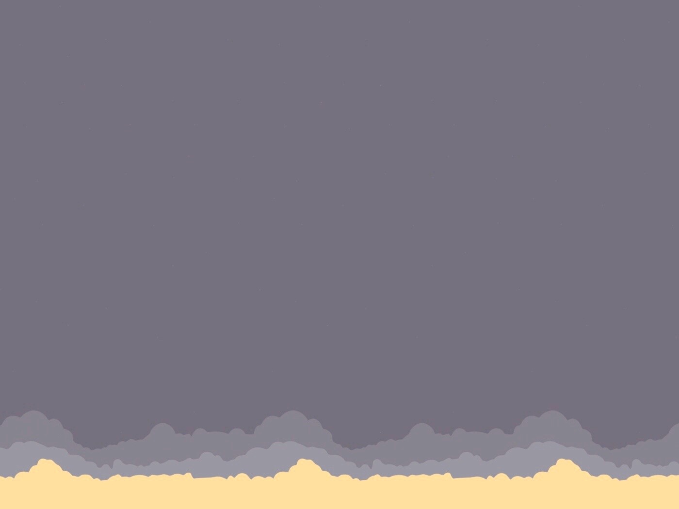 Над облаками в векторном стиле обои